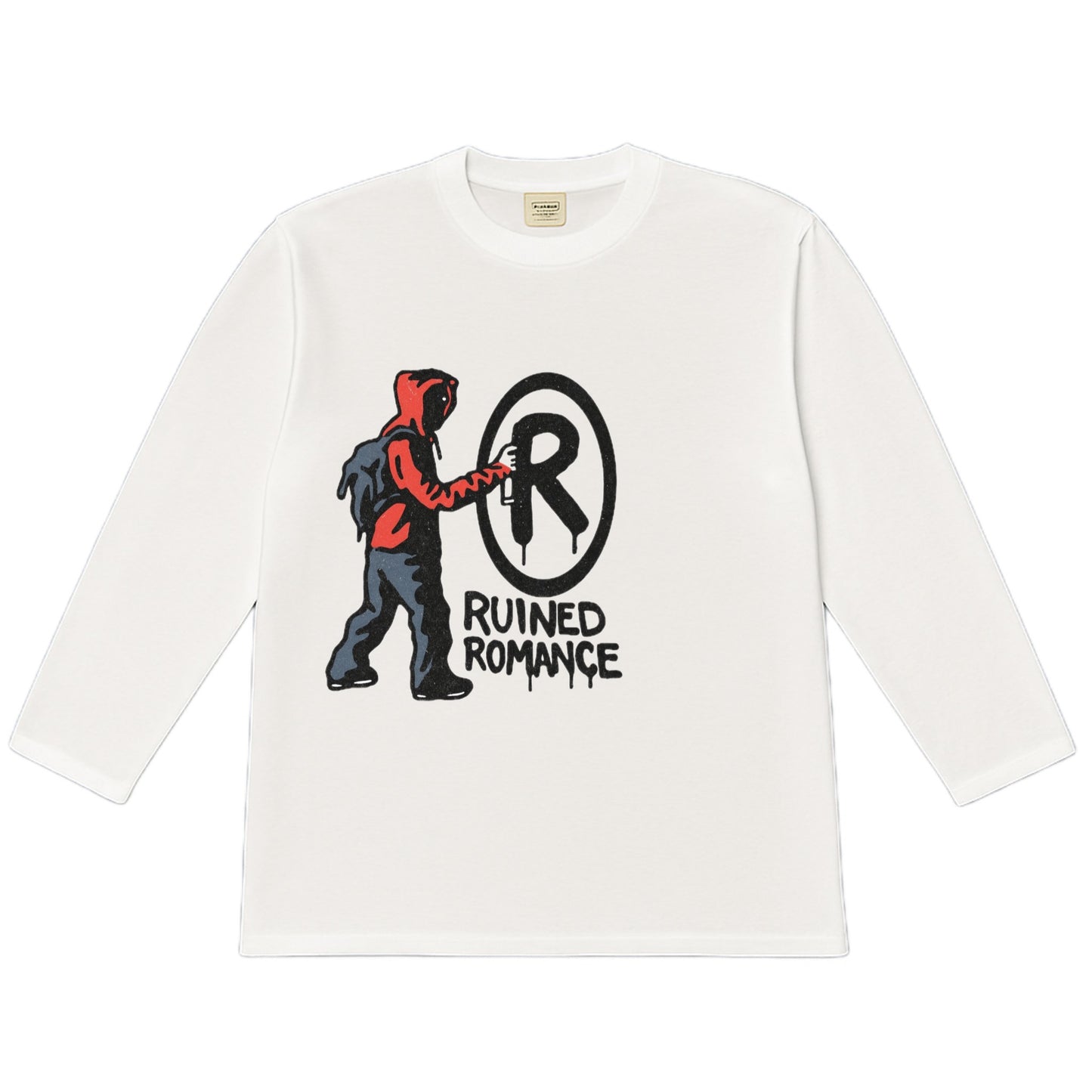 Ruined Romance Vandalism Oversized Long Sleeve Tee